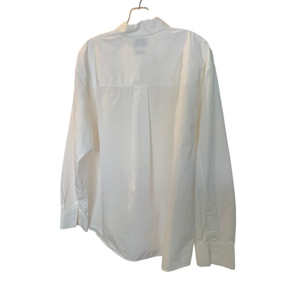 St John womens button down shirt signature buttons  oversized loose - Picture 3 of 9